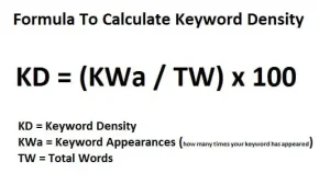 Rumus Menghitung Keyword Density