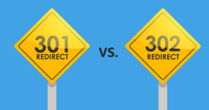 redirect 301 vs 302